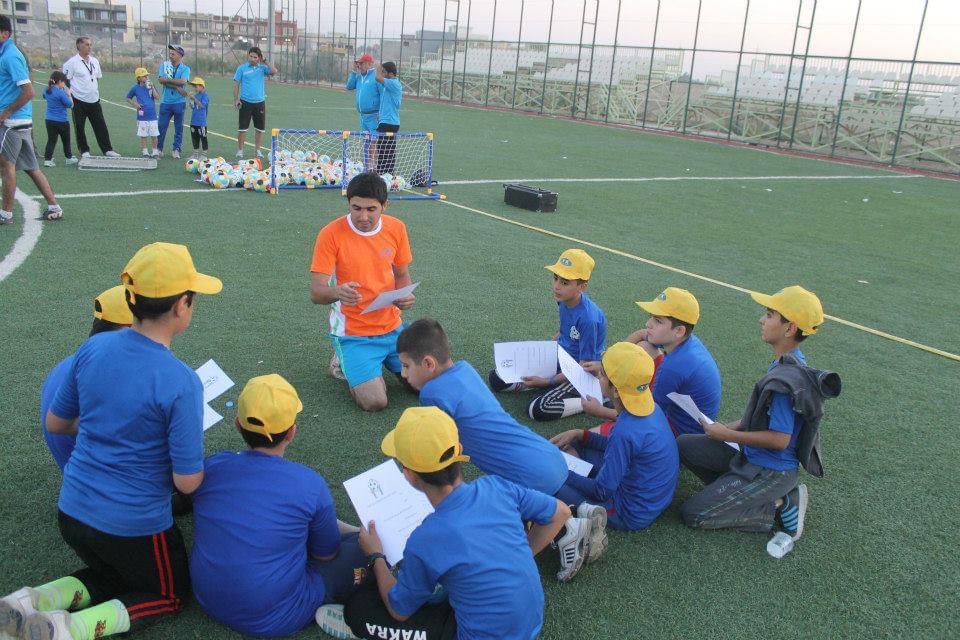 Mohammad Karim at Cross Cultures Open Fun Football Schools