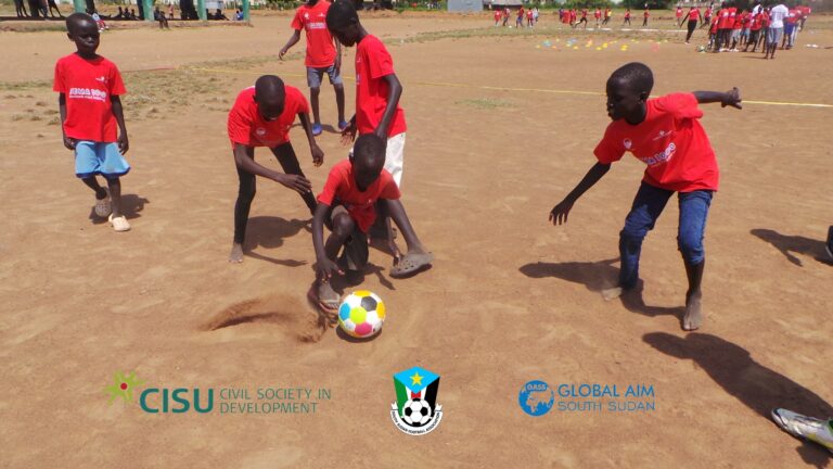 South Sudan Partners, CISU, South Sudan Football Federation and Global Aim South Sudan